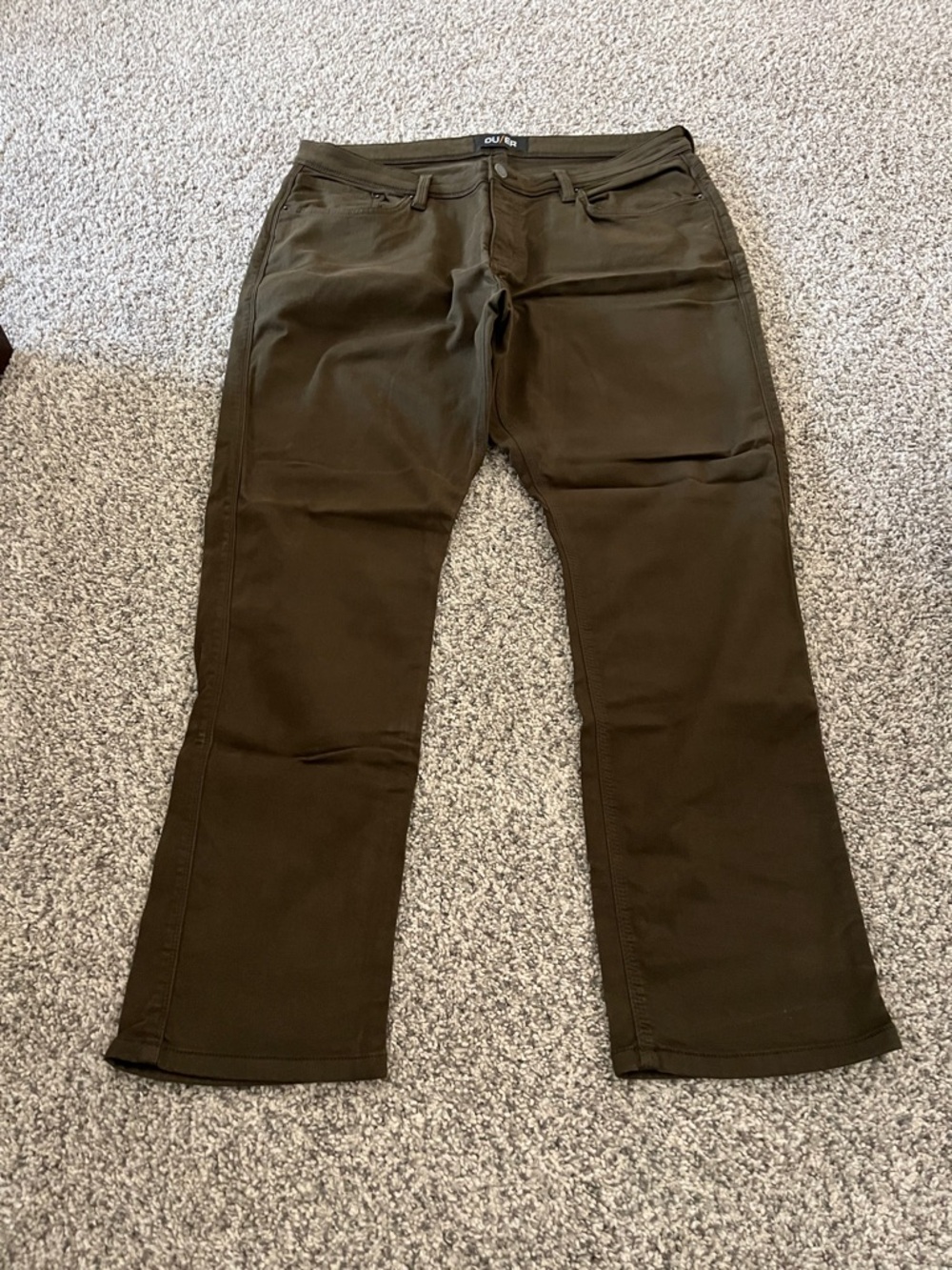 DU/ER dark green pants- 38x30